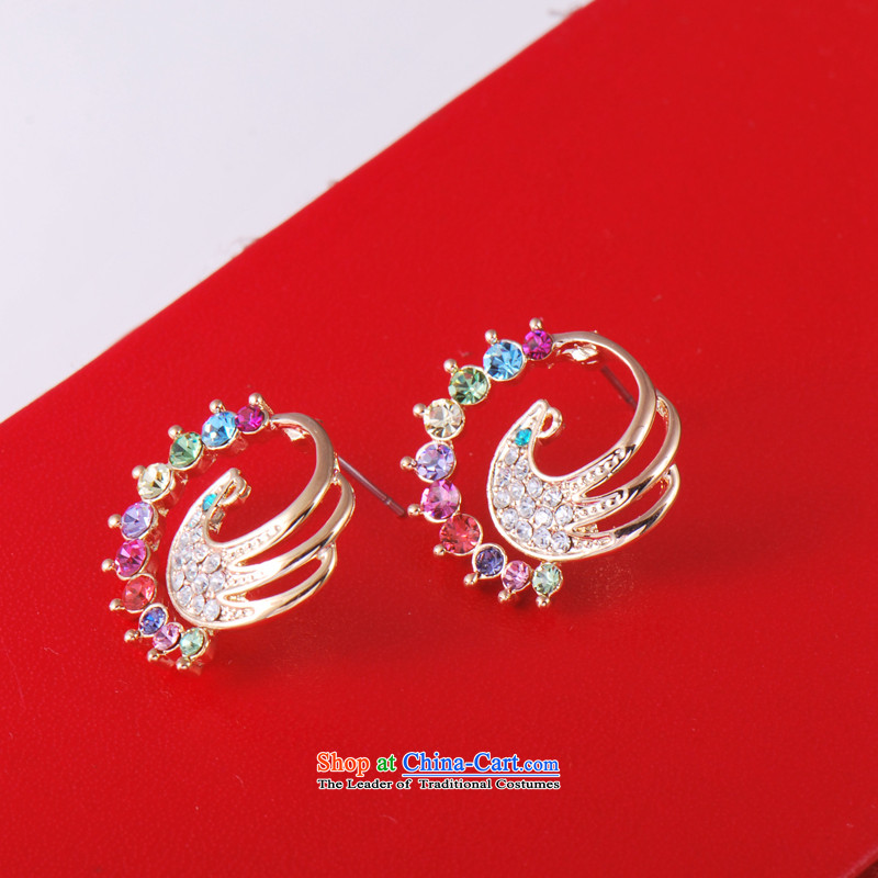 Unknown Reborn Phoenix From The Fire and stylish ears pierced gold women China wind ear ornaments of ethnic jewelry color, unknown (unknown number) , , , shopping on the Internet