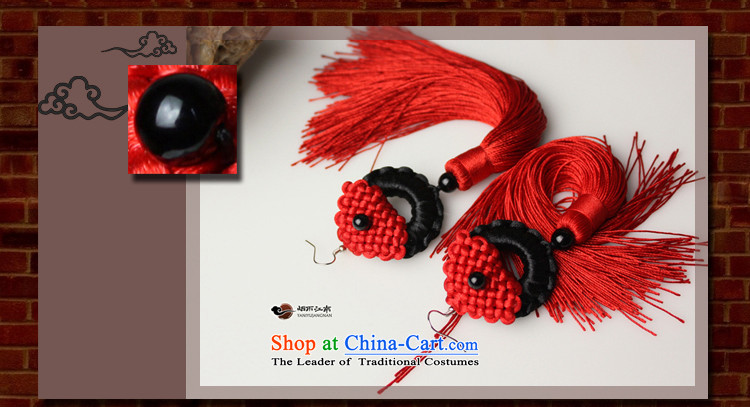 Gangnam-gu rainy earrings long marriages ear ear ornaments female national fall stream Su Red Classical China wind exaggerated picture, prices, brand platters! The elections are supplied in the national character of distribution, so action, buy now enjoy more preferential! As soon as possible.
