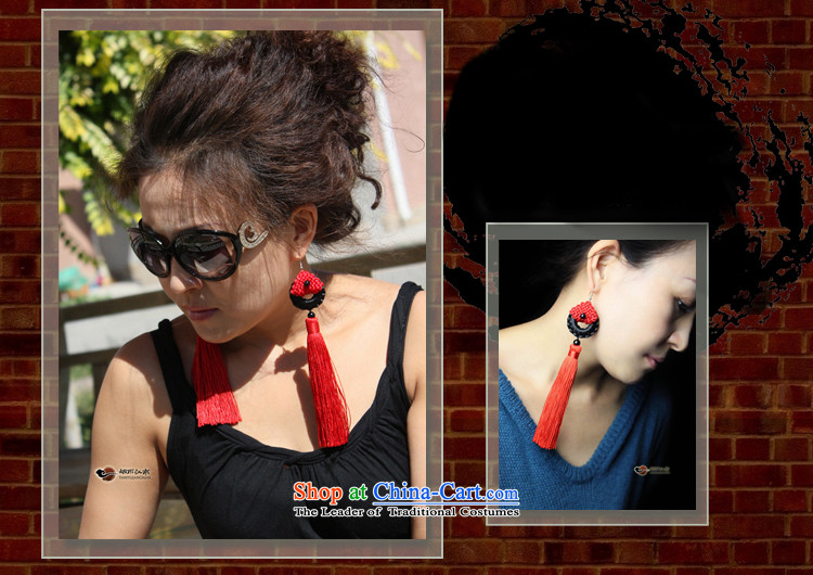 Gangnam-gu rainy earrings long marriages ear ear ornaments female national fall stream Su Red Classical China wind exaggerated picture, prices, brand platters! The elections are supplied in the national character of distribution, so action, buy now enjoy more preferential! As soon as possible.