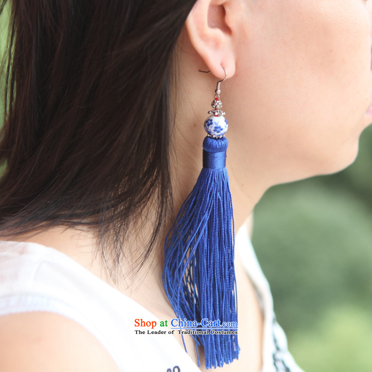 Song is colorful and stylish blue ceramic edging earrings ear Fall Arrest of ethnic manually retro China wind small Phillips-head - red picture, prices, brand platters! The elections are supplied in the national character of distribution, so action, buy now enjoy more preferential! As soon as possible.