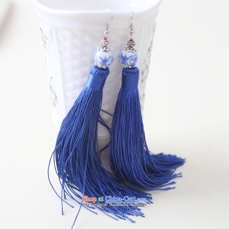 Song is colorful and stylish blue ceramic edging earrings ear Fall Arrest of ethnic manually retro China wind blue-Hi - red picture, prices, brand platters! The elections are supplied in the national character of distribution, so action, buy now enjoy more preferential! As soon as possible.