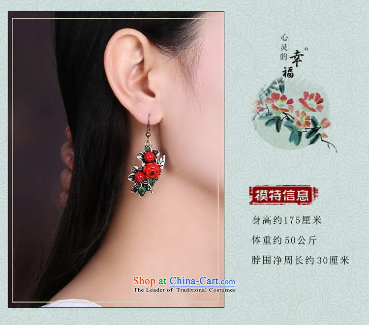 Gangnam-gu rainy ethnic earrings retro China wind in long red decorations temperament 925 silver coarse ear hook picture, prices, brand platters! The elections are supplied in the national character of distribution, so action, buy now enjoy more preferential! As soon as possible.