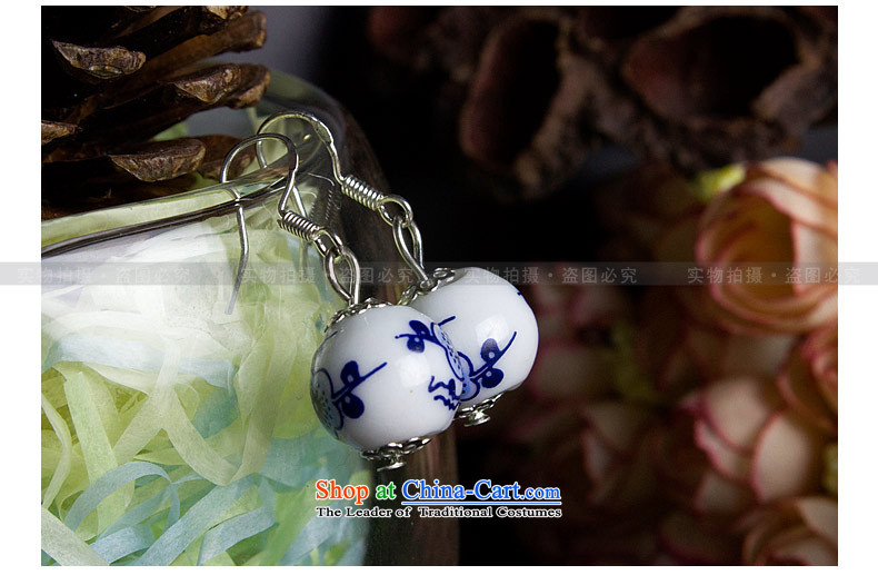 Jing Huan Sleek and versatile Chinese Folk Wind creative retro personality manually ornaments ceramic accessories PORCELAIN BEADS JERG011 earrings ear ear ornaments blue fall arrest picture, prices, brand platters! The elections are supplied in the national character of distribution, so action, buy now enjoy more preferential! As soon as possible.