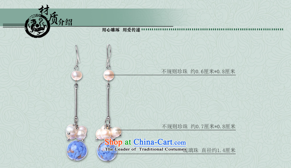 Gangnam-gu rainy ethnic earrings long temperament glass pearl retro China wind female 925 silver coarse ear hook picture, prices, brand platters! The elections are supplied in the national character of distribution, so action, buy now enjoy more preferential! As soon as possible.