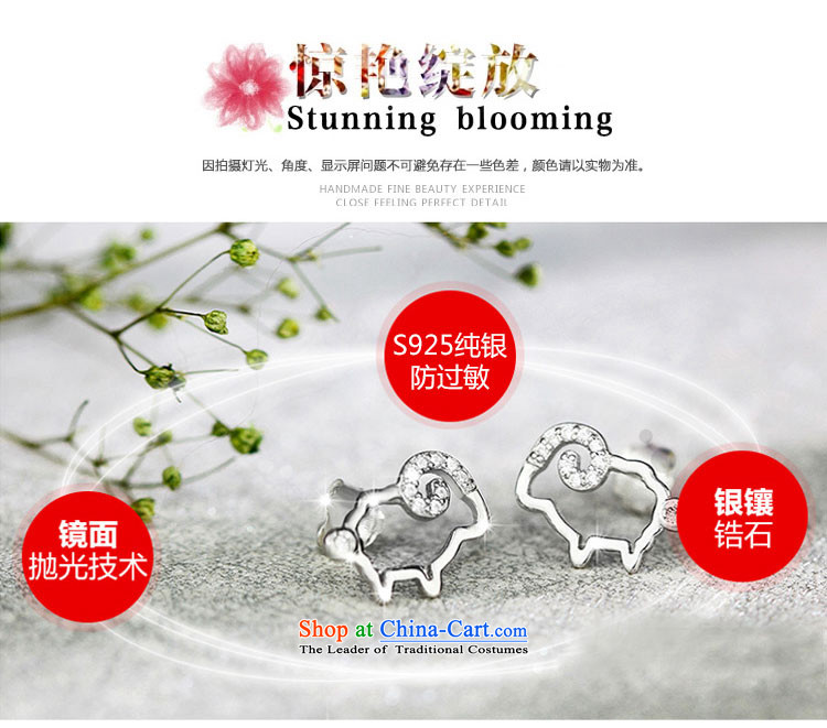 Tanabata lover, by order of the Board of the Chinese zodiac sheep ears pierced 925 Jewelry Korean female xiaomeng sheep earrings stylish girl picture anti-allergy lovely, prices, brand platters! The elections are supplied in the national character of distribution, so action, buy now enjoy more preferential! As soon as possible.