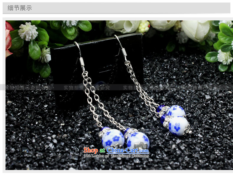 Jing Huan Stylish retro Chinese Folk Wind creative personality manually jewelry accessories ceramic blue-and-PORCELAIN BEADS JERG013 earrings ear ear ornaments fall arrest pictures, prices, brand platters! The elections are supplied in the national character of distribution, so action, buy now enjoy more preferential! As soon as possible.