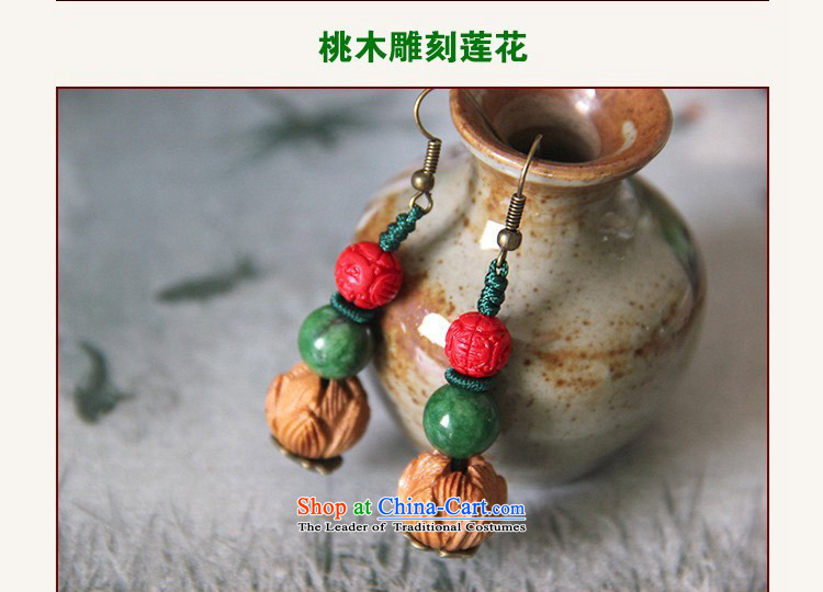Hanata for retro ethnic earrings female long agate Lotus Bodhi-ear Fall Classic Ear Ornaments China wind dress accessories picture, prices, brand platters! The elections are supplied in the national character of distribution, so action, buy now enjoy more preferential! As soon as possible.