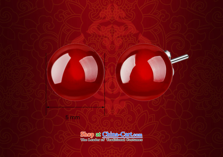 Kim Taek-Lung Cheung Emulation Red Agate ethnic Chinese red minimalist ears pierced picture, prices, brand platters! The elections are supplied in the national character of distribution, so action, buy now enjoy more preferential! As soon as possible.