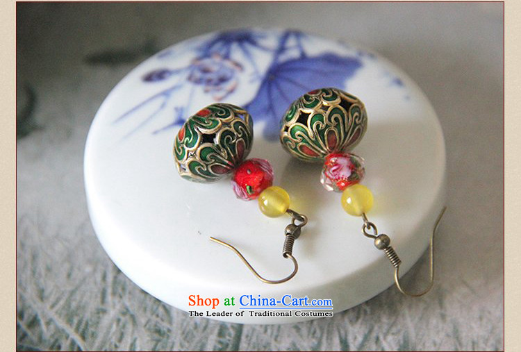 Hanata for antique palace Cloisonne Accessory butterfly earrings female long ear Fall Arrest of ethnic old character China wind jewelry ear ornaments picture, prices, brand platters! The elections are supplied in the national character of distribution, so action, buy now enjoy more preferential! As soon as possible.