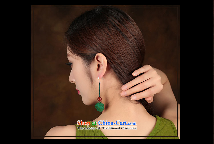 Ethnic earrings long temperament fabrics agate retro ear Fall Arrest China wind costume ear ornaments female one red and one green _______ Common alloy earhook_high hardness, not easy to deform picture, prices, brand platters! The elections are supplied in the national character of distribution, so action, buy now enjoy more preferential! As soon as possible.