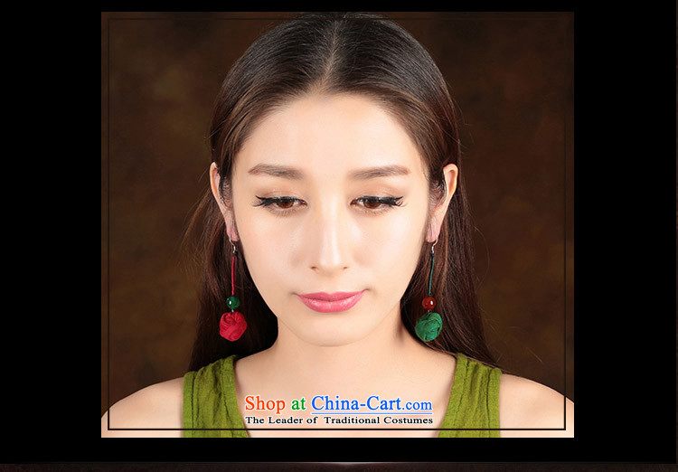 Ethnic earrings long temperament fabrics agate retro ear Fall Arrest China wind costume ear ornaments female green __earhook alloy ordinary high stiffness, not easy to deform picture, prices, brand platters! The elections are supplied in the national character of distribution, so action, buy now enjoy more preferential! As soon as possible.