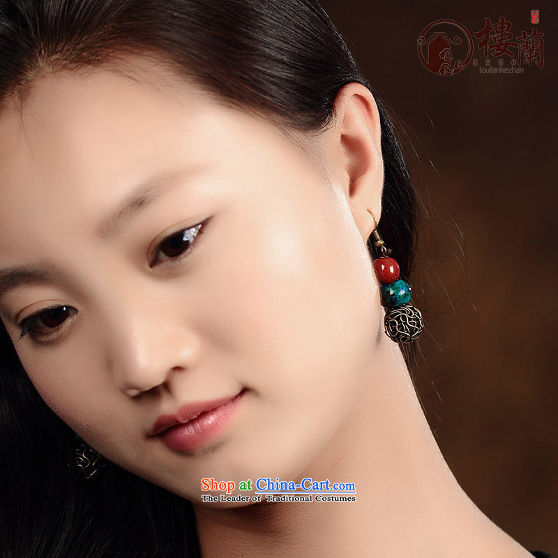 Original manually ceramic Phoenix stone jewelry products short of ancient ethnic groups wind earrings retro ear fall arrest girls 925 Yingerh Cod check_ANTI-ALLERGY plus 2 Yuan, possession of the United States , , , shopping on the Internet