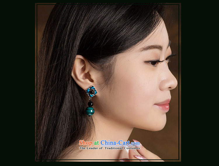 Original manually national retro China Wind Flower agate wild personality female ears pierced picture, prices, brand platters! The elections are supplied in the national character of distribution, so action, buy now enjoy more preferential! As soon as possible.