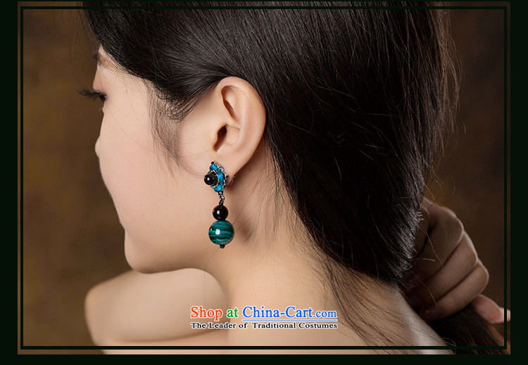Original manually national retro China Wind Flower agate wild personality female ears pierced picture, prices, brand platters! The elections are supplied in the national character of distribution, so action, buy now enjoy more preferential! As soon as possible.