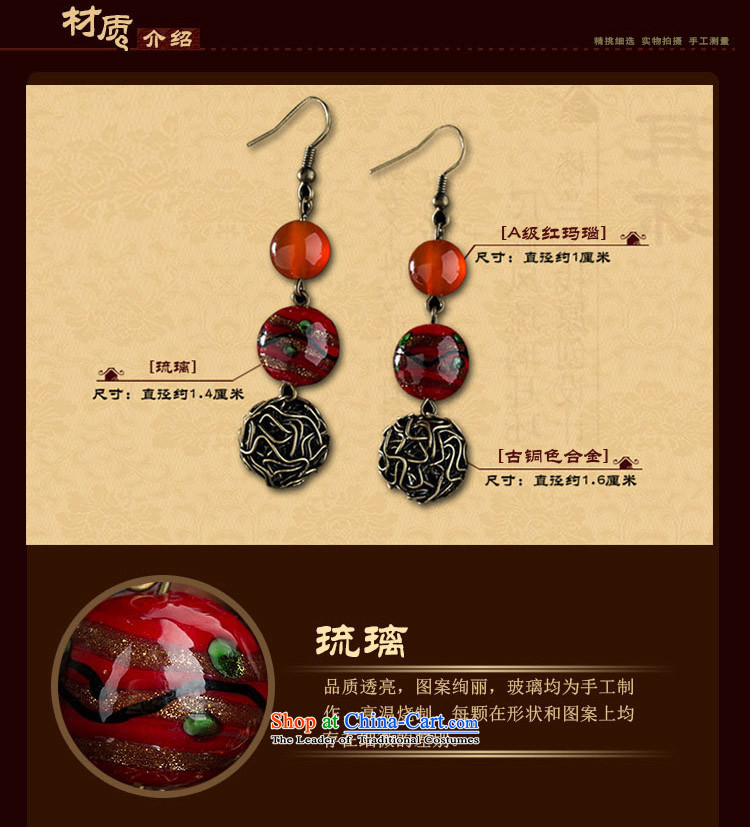 Original China wind earrings retro sheikhs wind ear fall arrest without Kungkuan glass agate short of Ear Ornaments 925 Yingerh Cod check_ANTI-ALLERGY plus 2 million picture, prices, brand platters! The elections are supplied in the national character of distribution, so action, buy now enjoy more preferential! As soon as possible.