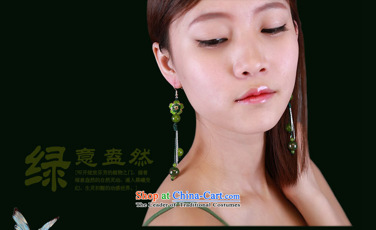 Green Cloisonne Accessory ethnic earrings ear fall arrest long ancient aura Stylish ornaments wind sheikhs female switch Ear Clip Silver _Fit Plus 2$Kungkuan no picture, prices, brand platters! The elections are supplied in the national character of distribution, so action, buy now enjoy more preferential! As soon as possible.