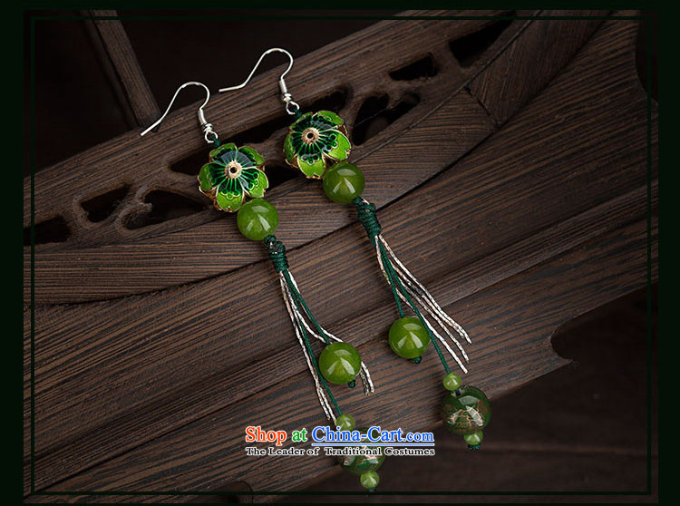 Green Cloisonne Accessory ethnic earrings ear fall arrest long ancient aura Stylish ornaments wind sheikhs female switch Ear Clip Silver _Fit Plus 2$Kungkuan no picture, prices, brand platters! The elections are supplied in the national character of distribution, so action, buy now enjoy more preferential! As soon as possible.