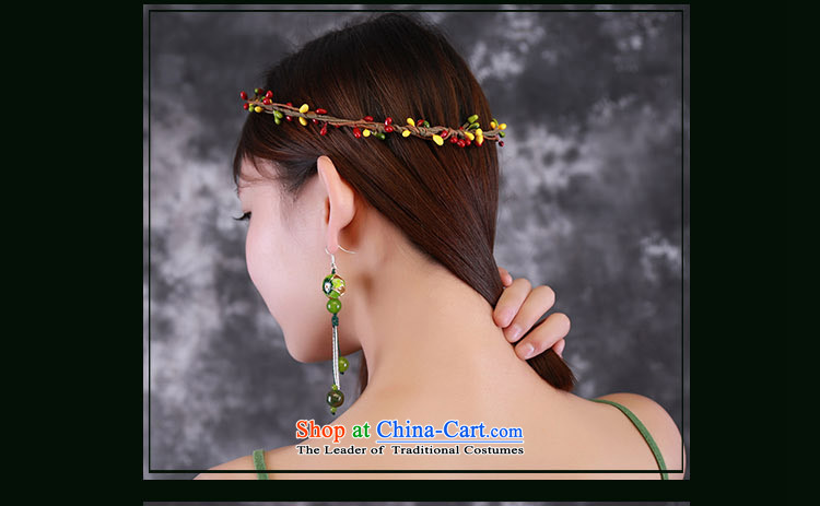 Green Cloisonne Accessory ethnic earrings ear fall arrest long ancient aura Stylish ornaments wind sheikhs female plain alloy earhook_high hardness, not easy to deform picture, prices, brand platters! The elections are supplied in the national character of distribution, so action, buy now enjoy more preferential! As soon as possible.