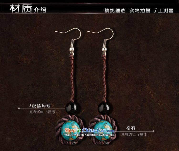 The Shek agate ethnic earrings long temperament Retro classic style fall arrester ear ear ornaments female plain ancient alloy earhook copper-colored_high hardness, not easy to deform picture, prices, brand platters! The elections are supplied in the national character of distribution, so action, buy now enjoy more preferential! As soon as possible.