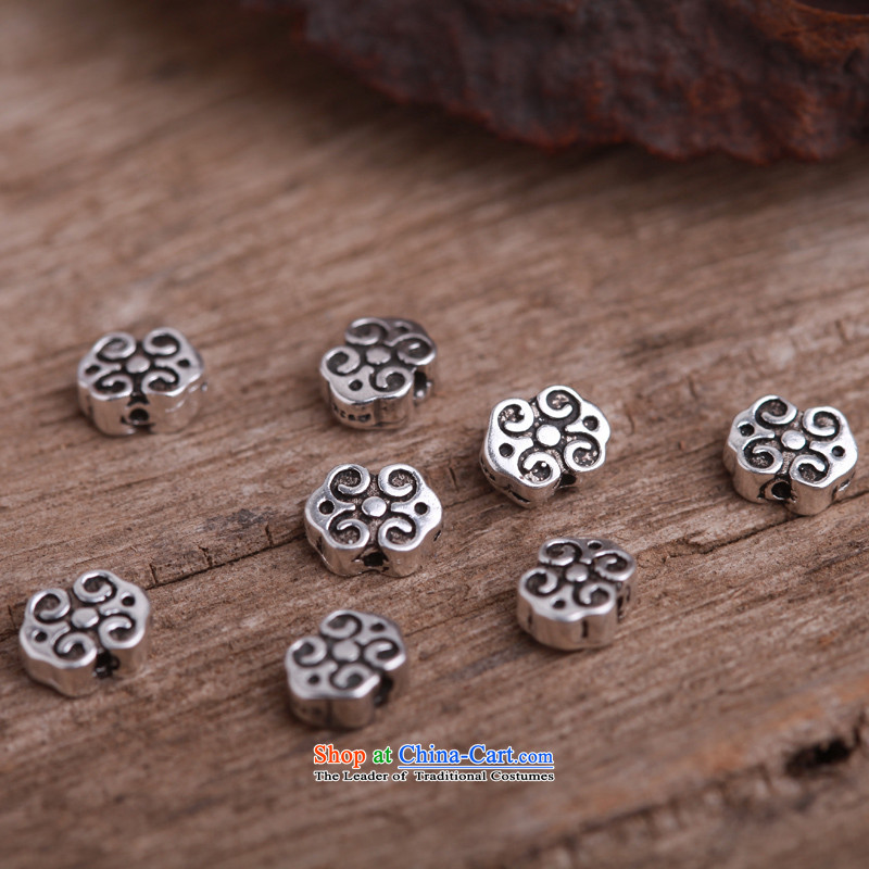 Tibet International Nickel Silver Manually accessories 925 cloud hanging fall arrester Xiangyun back DIY China wind across the Pearl River Delta-bian hand pendants Accessories link width of about 15mm holes on 10.5mm thickness of approximately 4mm, Furyk