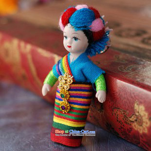 Mai Gigi Lai China Wind House Minority dolls eyes cartoon dolls and key-Yunnan ethnic promotion _single_