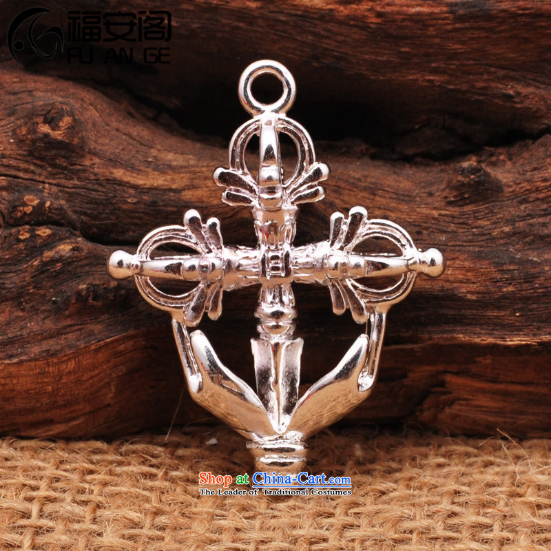 The Ascott DIY Ancient Law Fuan lovage root cross devils making) Silver Silver hand string old hand chain accessories accessories / screws ( B) around 30*34mm cross Bergamot is indeed - the old devils silver, Fuan FUANGE),,, Pavilion (shopping on the Inte