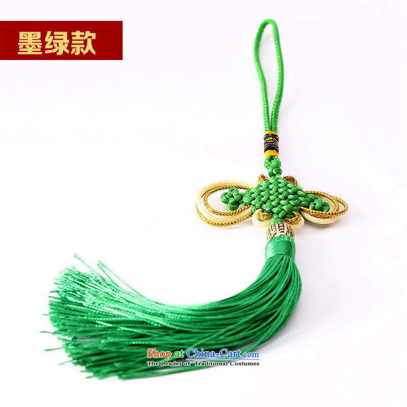 Woo Shin Ascott International China characteristics well field macrame Phillips head high and contemptuous of knot hanging multi-color flow su tassels DIY braided accessories, Woo good house dark green shopping on the Internet has been pressed.