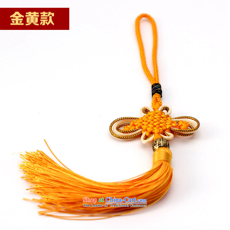 Woo Shin Ascott International China characteristics well field macrame Phillips head high and contemptuous of knot hanging multi-color flow su tassels DIY braided accessories yellow gold, Woo good Kok shopping on the Internet has been pressed.