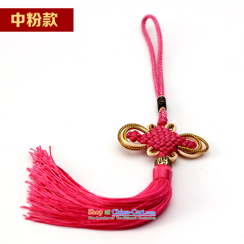 Woo Shin Ascott International China characteristics well field macrame Phillips head high and contemptuous of knot hanging multi-color flow su tassels DIY braided accessories in pink, Woo good court shopping on the Internet has been pressed.