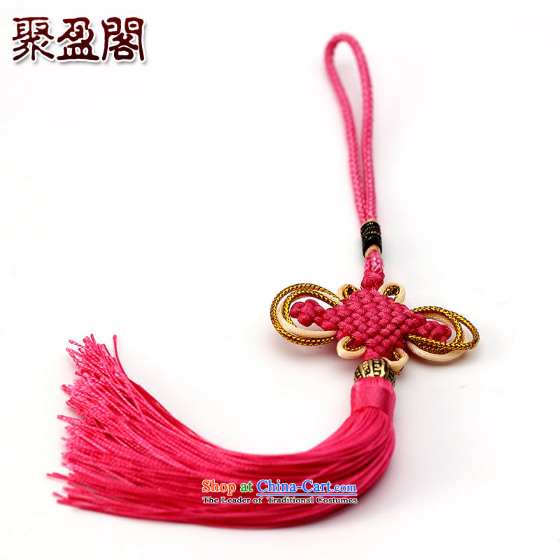 Successive gains Ascott International China well field in the design of the Phillips-head and contemptuous of hanging multi-color flow su tassels DIY Addendum Pink