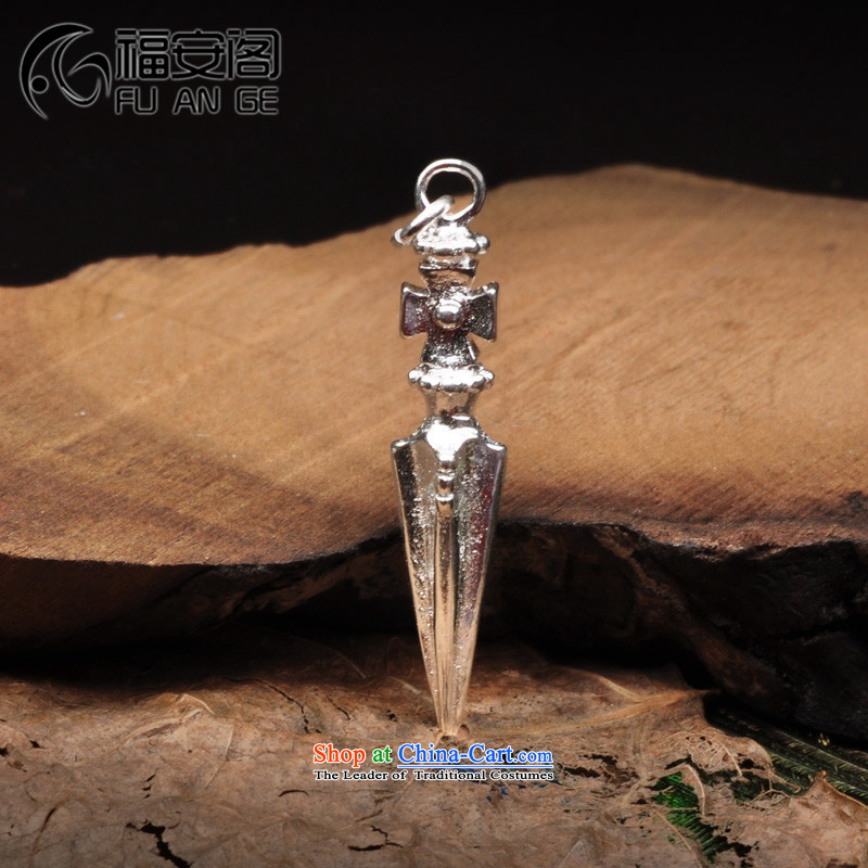 The Ascott Fuan DIY possession Yin Tai silver ancient law empowering the devils pendants law is a string bead Accessories/each length of about 38mm Silver, Fuan Pavilion (FUANGE),,, shopping on the Internet