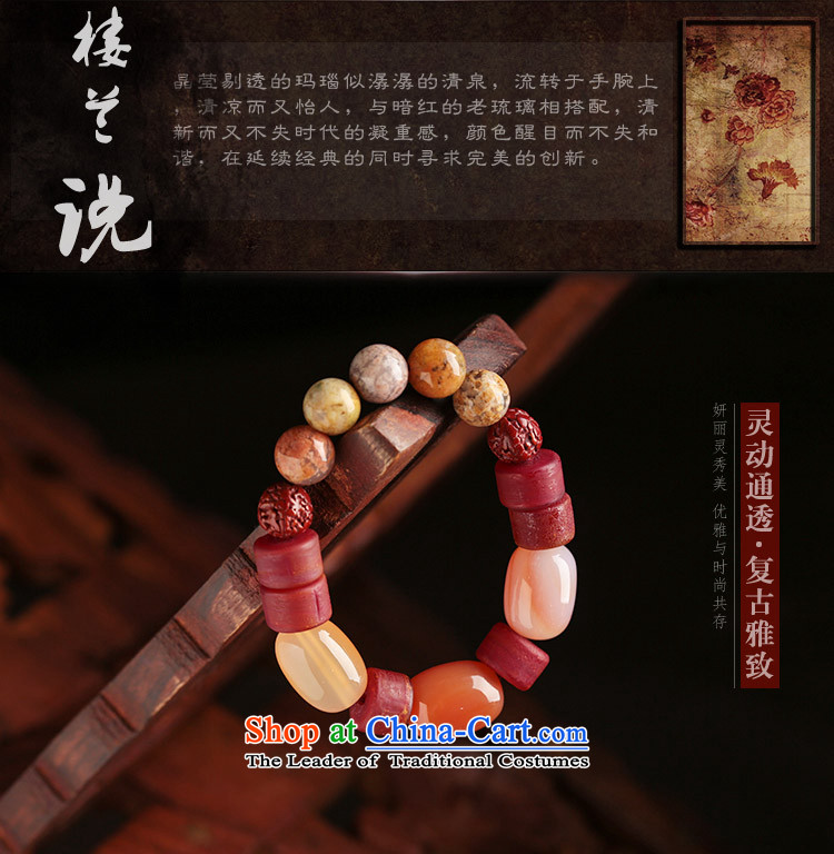 Original agate hand string Old Glass Accessories retro ethnic hand chain jewelry products China wind female wrist net size (Posted Amount wrist 1983-1995 cm photo, prices, brand platters! The elections are supplied in the national character of distribution, so action, buy now enjoy more preferential! As soon as possible.