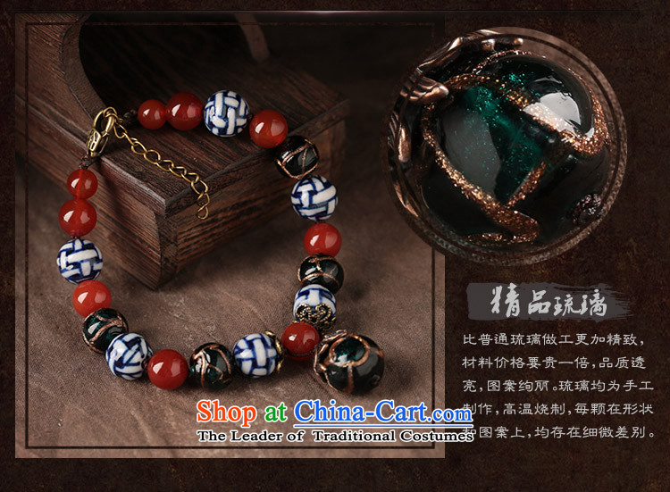 Ethnic chains female Red Agate glass porcelain antique original manually China wind jewelry ankle net size (Posted Amount )19-23 wrist cm photo, prices, brand platters! The elections are supplied in the national character of distribution, so action, buy now enjoy more preferential! As soon as possible.