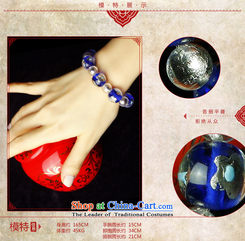 Phoenix Nirvana Hand chain female blue glass and white flowers foil glass beads original China wind DIY jewelry AA108120610W picture, prices, brand platters! The elections are supplied in the national character of distribution, so action, buy now enjoy more preferential! As soon as possible.