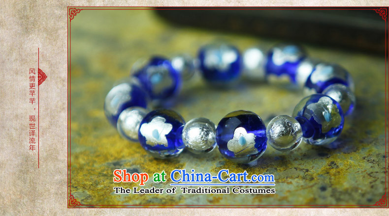 Phoenix Nirvana Hand chain female blue glass and white flowers foil glass beads original China wind DIY jewelry AA108120610W picture, prices, brand platters! The elections are supplied in the national character of distribution, so action, buy now enjoy more preferential! As soon as possible.