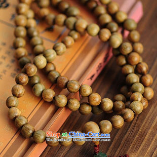 Gigi Lai at Mai green sandalwood 108 bead bracelets hand string China wind good_ Original DIY bead
