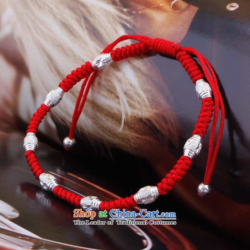  By order of the Board of the GDE twine men hand chain S925 Silver Pearl of the Chinese zodiac sheep couples transshipment hand chain women Red Hand chain can be stamped 8 beads red ,gde,,, shopping on the Internet