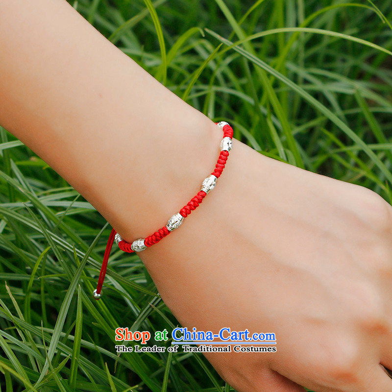  By order of the Board of the GDE twine men hand chain S925 Silver Pearl of the Chinese zodiac sheep couples transshipment hand chain women Red Hand chain can be stamped 8 beads red ,gde,,, shopping on the Internet