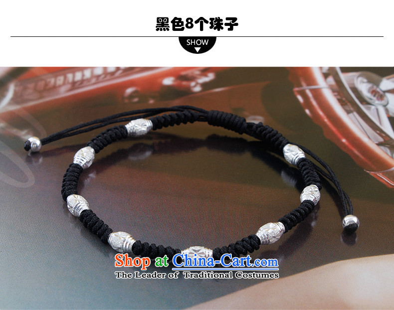  By order of the Board of the GDE twine men hand chain S925 Silver Pearl of the Chinese zodiac sheep couples transshipment hand chain women Red Hand chain can be stamped 8 beads black pictures, prices, brand platters! The elections are supplied in the national character of distribution, so action, buy now enjoy more preferential! As soon as possible.