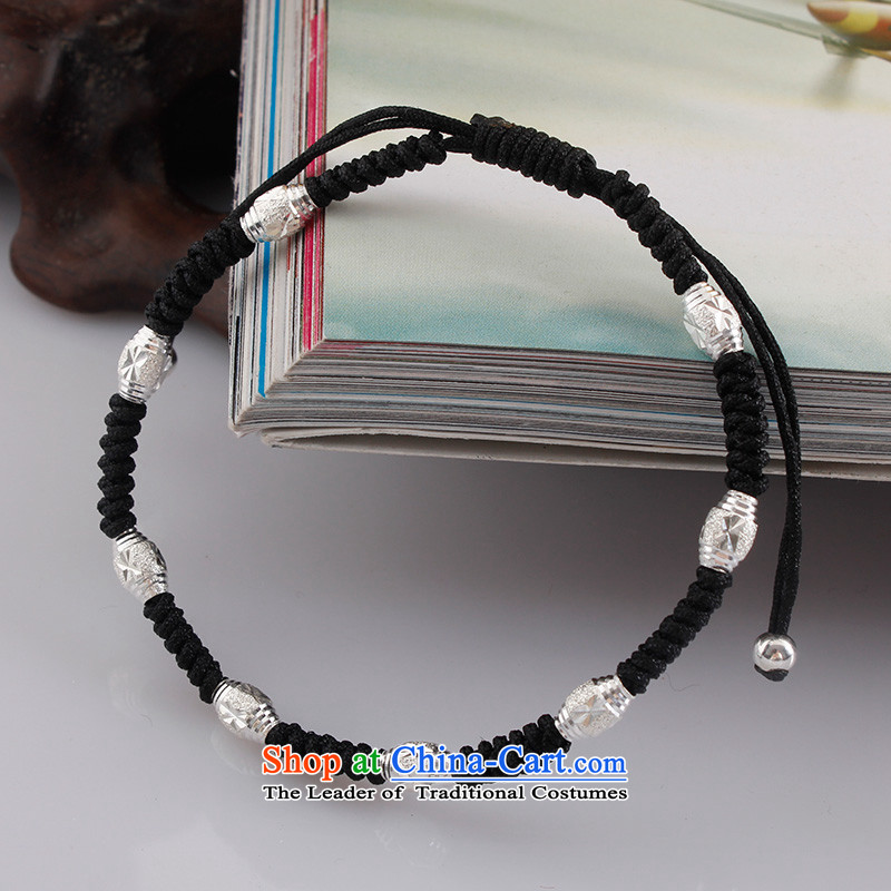  By order of the Board of the GDE twine men hand chain S925 Silver Pearl of the Chinese zodiac sheep couples transshipment hand chain women Red Hand chain can be stamped 8 beads black ,gde,,, shopping on the Internet