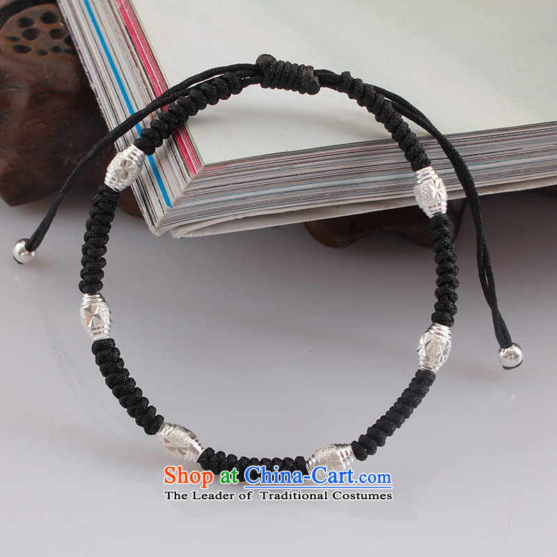  By order of the Board of the GDE twine men hand chain S925 Silver Pearl of the Chinese zodiac sheep couples transshipment hand chain women Red Hand chain can be stamped 6 beads black ,gde,,, shopping on the Internet