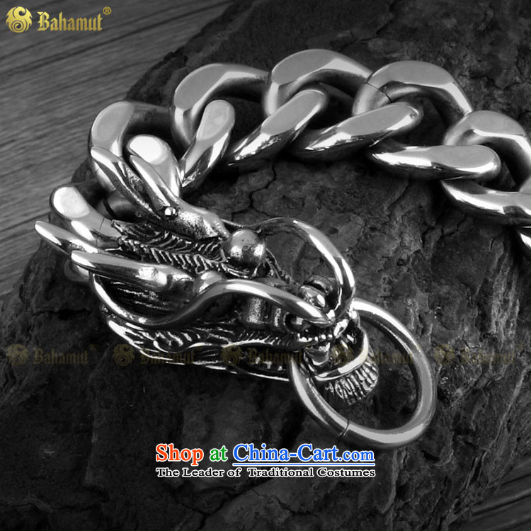 Bahamut titanium steel jewelry men and gas is stylish dragon surprised cloud tour men hand chain men of the Chinese zodiac dragon ornaments Korean wild fine packing, prices, brand platters! The elections are supplied in the national character of distribution, so action, buy now enjoy more preferential! As soon as possible.