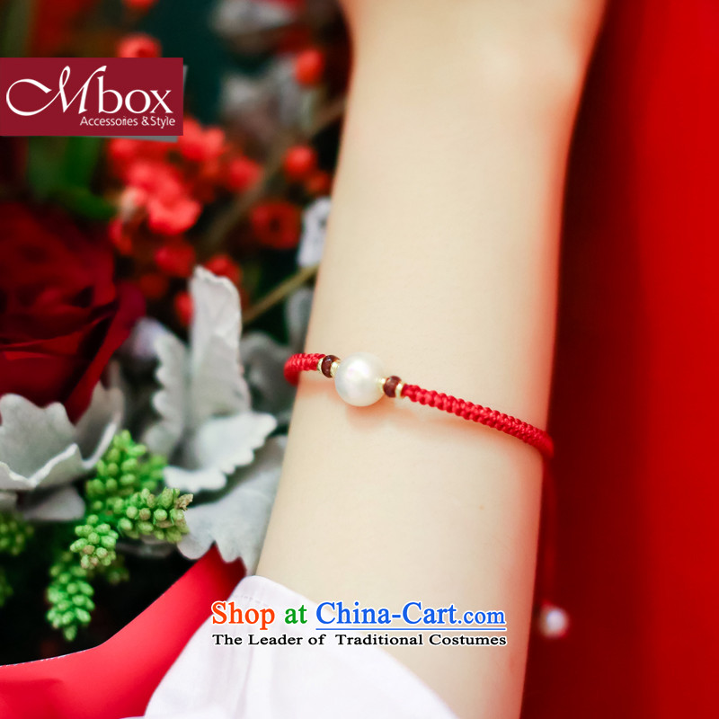 The mbox hand chain Women Korean Red pomegranates ishiguro agate temperament and Stylish ornaments hand chain love to his girlfriend boudoir honey birthday gift SB41212-05 chinese red 00,mbox,,, shopping on the Internet
