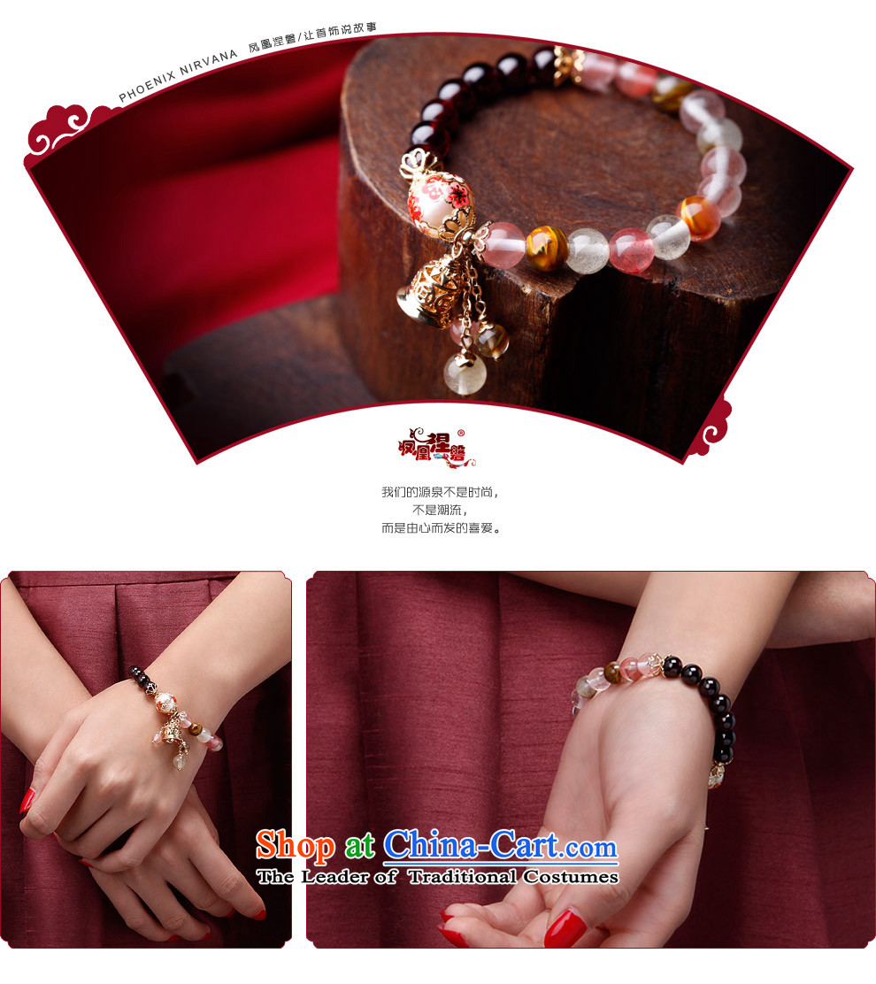 Phoenix Nirvana original natural stone pomegranates single ring hand chain female painting pearl nickel really Golden Flower and China wind to string manually jewelry claims would like to hand chain picture, prices, brand platters! The elections are supplied in the national character of distribution, so action, buy now enjoy more preferential! As soon as possible.