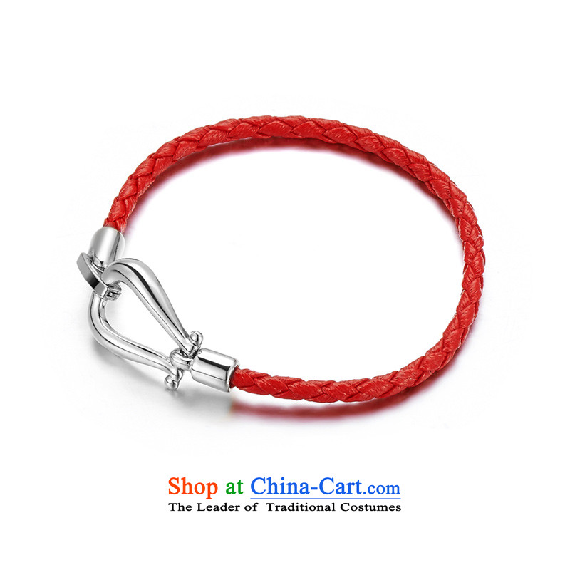 Lisa FREEDE hand chain around the verdant, glossy red wax twine 65653346 chain fashion jewelry girls the year of the sheep gift China wind hand chain Red Silver ,LISA FREEDE,,,, elegant shopping on the Internet