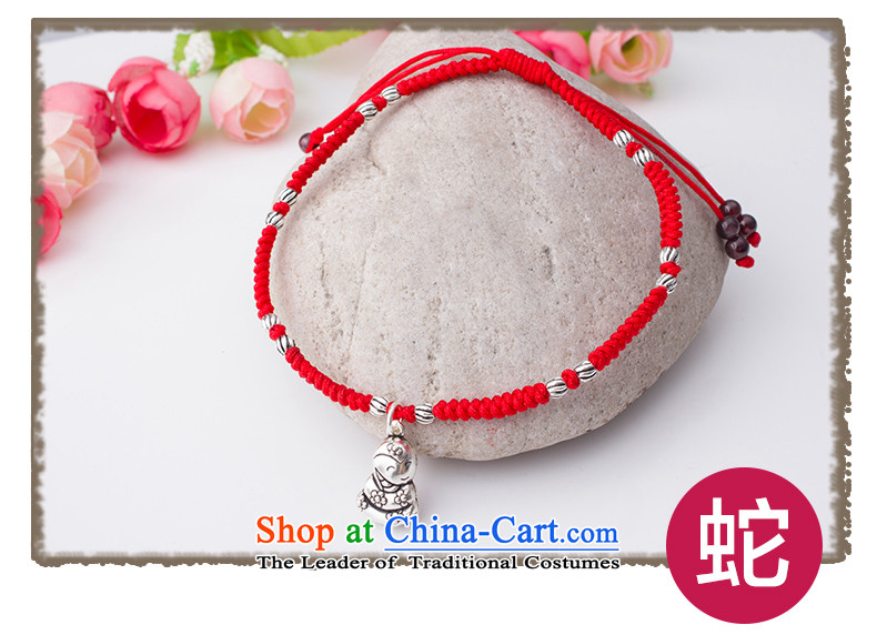Covered in Colombia 925 Silver Silver red chains female hand woven zodiac fashion chains and verdant Sheep Foot link-Yuk-free (please leave the Chinese zodiac, lettering and inscriptions content) Picture, prices, brand platters! The elections are supplied in the national character of distribution, so action, buy now enjoy more preferential! As soon as possible.
