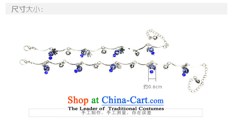 Jing Huan stylish creative Chinese Ethnic Wind rushed girlfriend gift manually jewelry accessories ceramic Blue Bell JBLT019 hand chain link pin kit picture, prices, brand platters! The elections are supplied in the national character of distribution, so action, buy now enjoy more preferential! As soon as possible.
