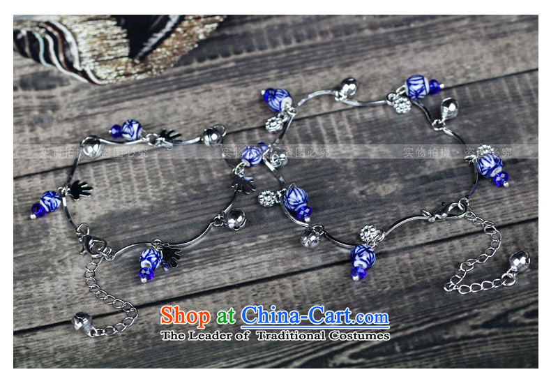 Jing Huan stylish creative Chinese Ethnic Wind rushed girlfriend gift manually jewelry accessories ceramic Blue Bell JBLT019 hand chain link pin kit picture, prices, brand platters! The elections are supplied in the national character of distribution, so action, buy now enjoy more preferential! As soon as possible.