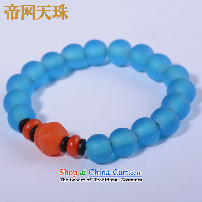Kingcom Dzi Beads on the Law of the ancient trees glass Candida Albicans Hand chain Aquamarine is simple and stylish spiritual amending the law to String, Dzi kingcom shopping on the Internet has been pressed.