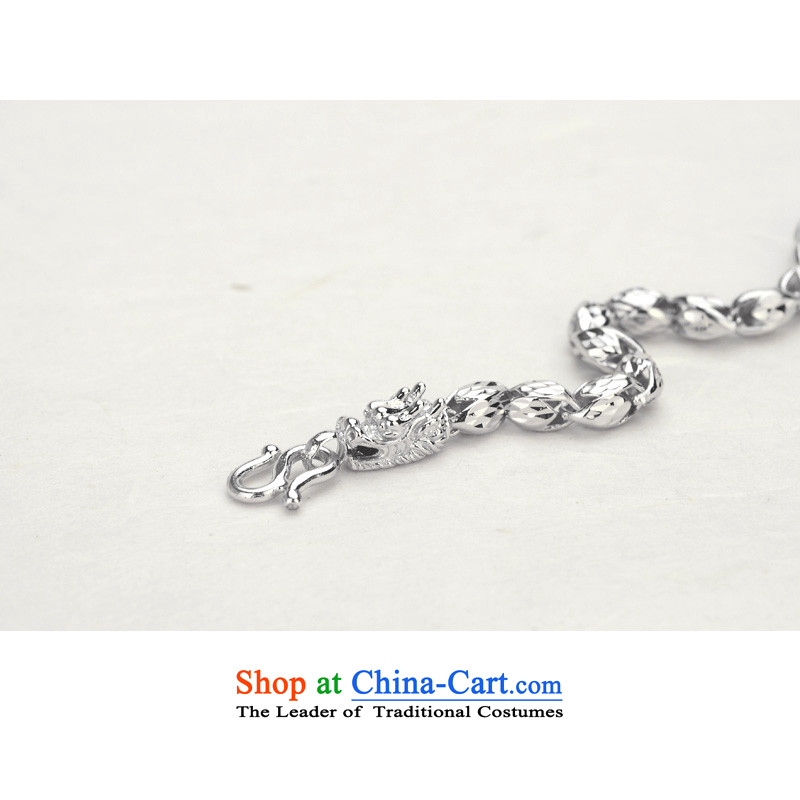Dragon IPRC) China wind mixer 925 silver engraving Jewelry Ornaments stylish jewelry boys men hand chain weight approximately 10 gram, Dragon IPRC) , , , shopping on the Internet